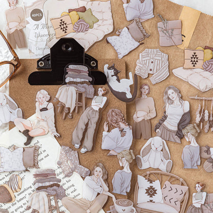 [2601-188] Candy Poetry Girl Journey PET Stickers