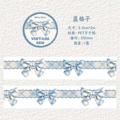 [2603-054] Vintage Bow Washi Tape 6 Styles