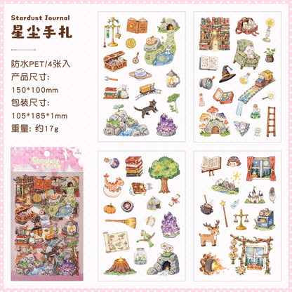 [2603-020] PET Food and Lifestyle Sheet Stickers 4 Sheets