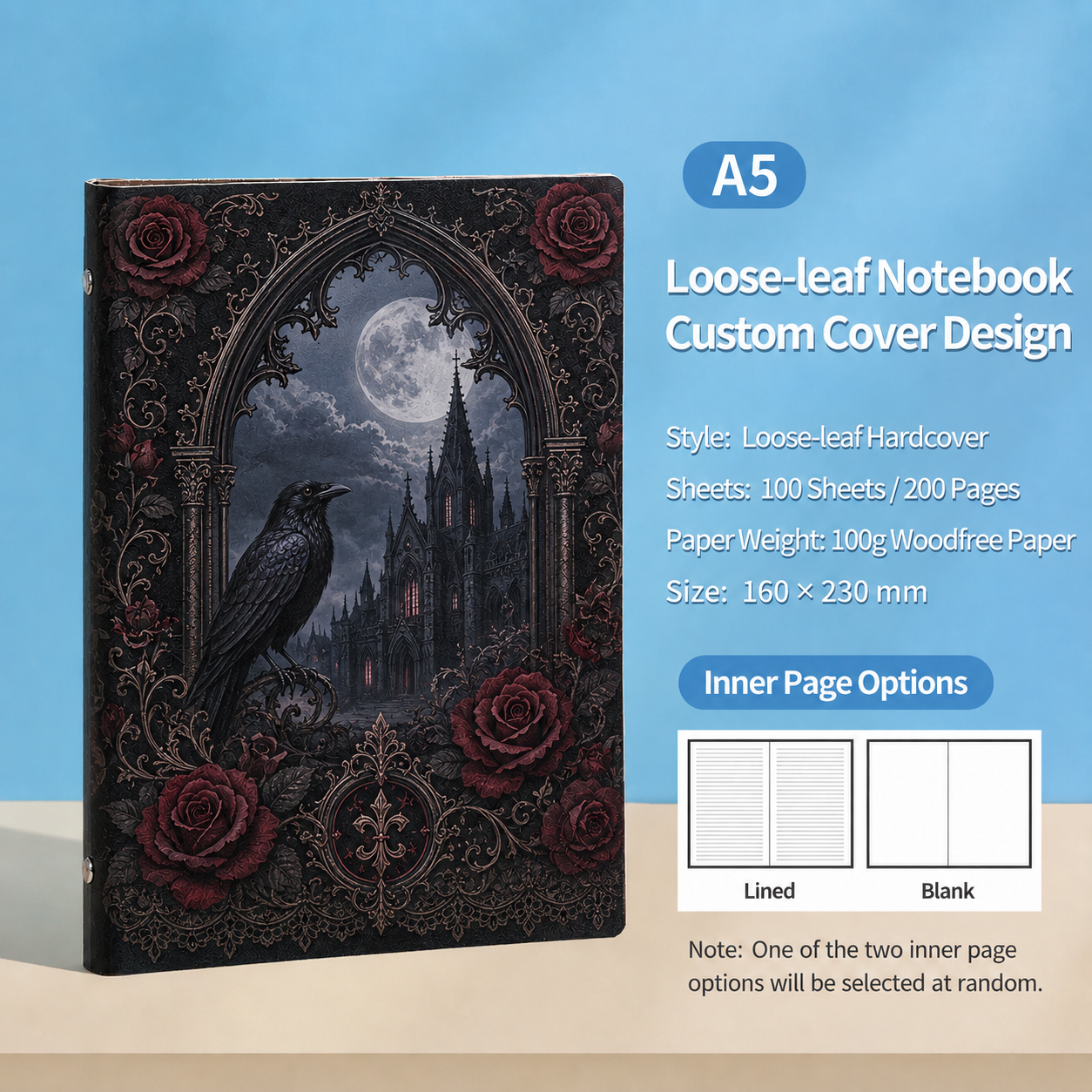 1500 Points Reward | A5 Refillable Loose-Leaf Journal Notebook