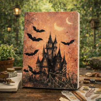 [NB-26-002] Cute Gothic Coffin Boy Art Journal