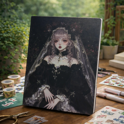 [NB-26-003] Starry Gothic Queen Art Journal