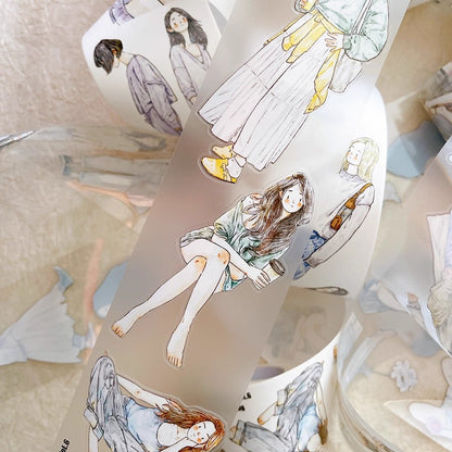 3062 Seahorse Forest Vol.6 A37 “Serenity” | Original Decorative Journal Tape, Washi & PET