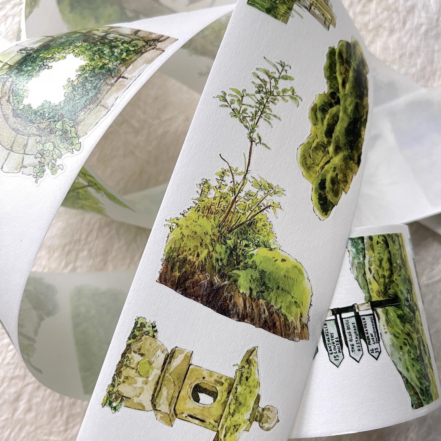 3080 33# Spring Bliss | Decorative PET & Washi Tape, Spring Scenery Journal Supply