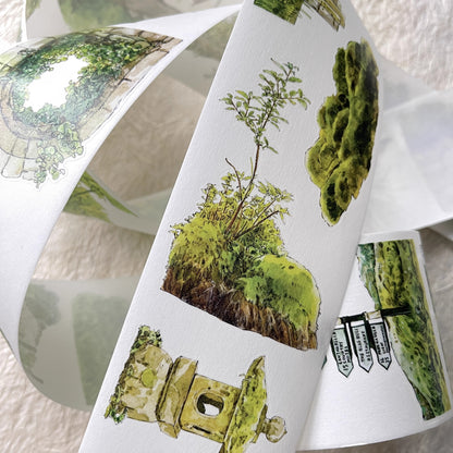 3080 33# Spring Bliss | Decorative PET & Washi Tape, Spring Scenery Journal Supply