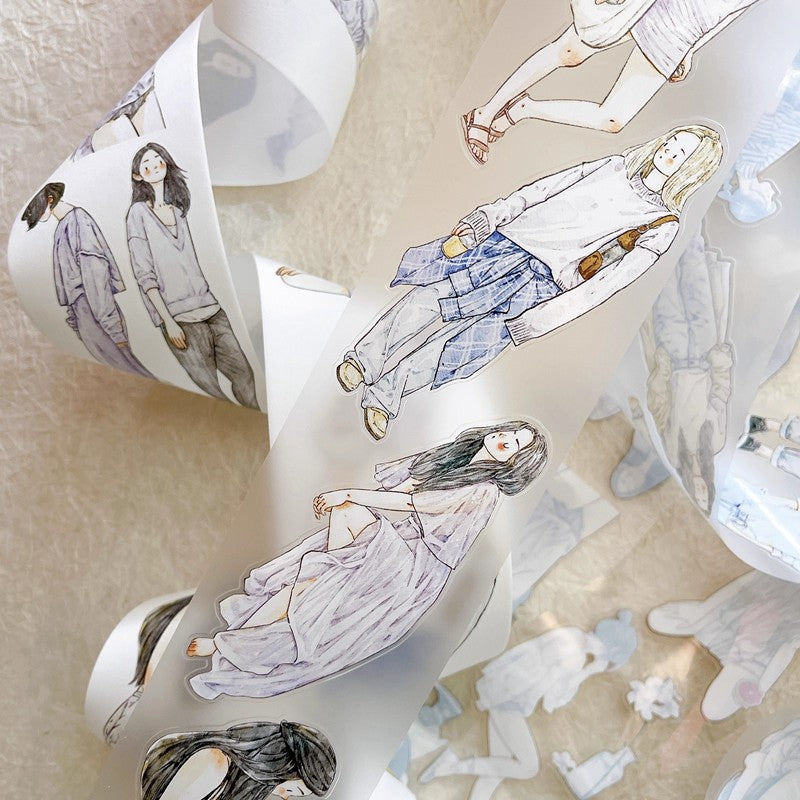 3062 Seahorse Forest Vol.6 A37 “Serenity” | Original Decorative Journal Tape, Washi & PET