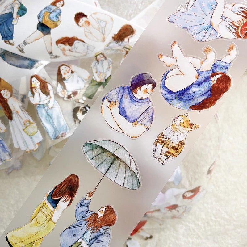 3061 A36 Cozy Moment | Decorative PET & Washi Tape for Scrapbooking