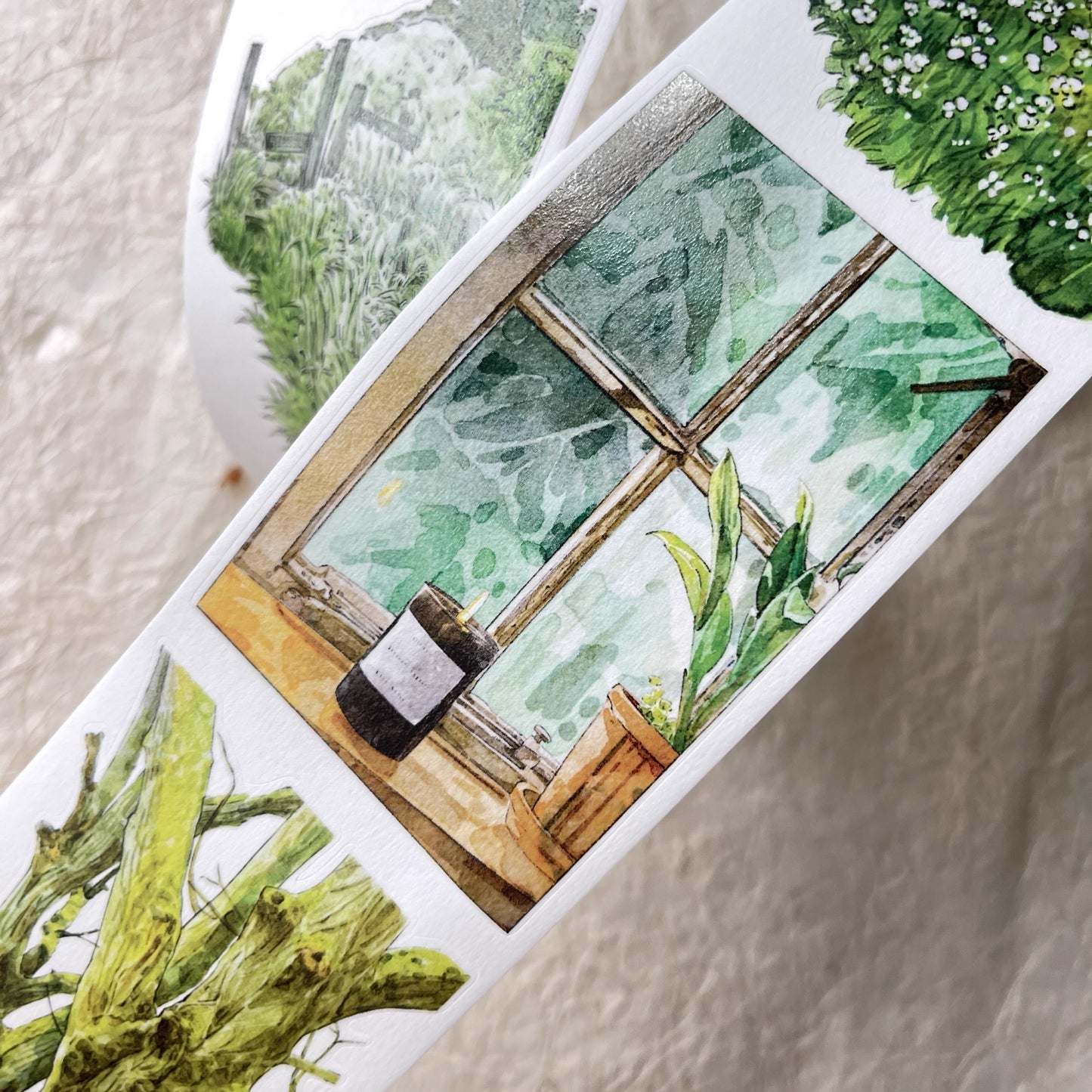 3080 33# Spring Bliss | Decorative PET & Washi Tape, Spring Scenery Journal Supply