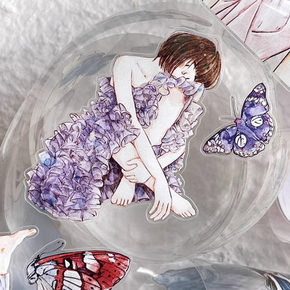 3079 21# Phantom | Hand-Drawn Character PET & Washi Tape for Scrapbooking & Journaling