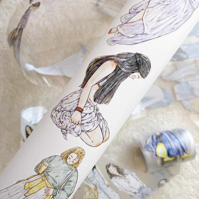 3062 Seahorse Forest Vol.6 A37 “Serenity” | Original Decorative Journal Tape, Washi & PET