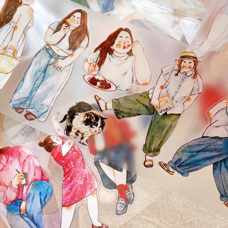 3061 A36 Cozy Moment | Decorative PET & Washi Tape for Scrapbooking