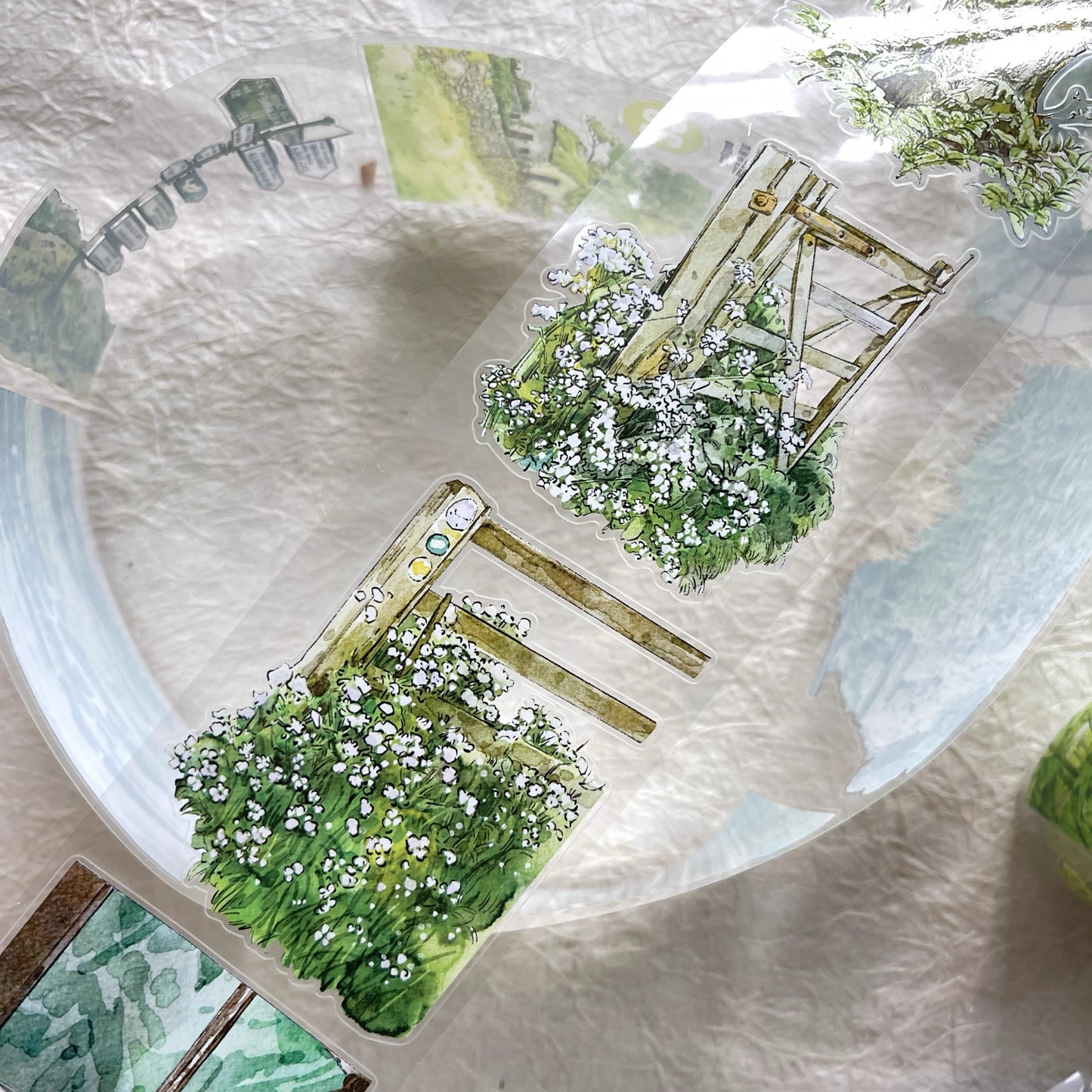 3080 33# Spring Bliss | Decorative PET & Washi Tape, Spring Scenery Journal Supply