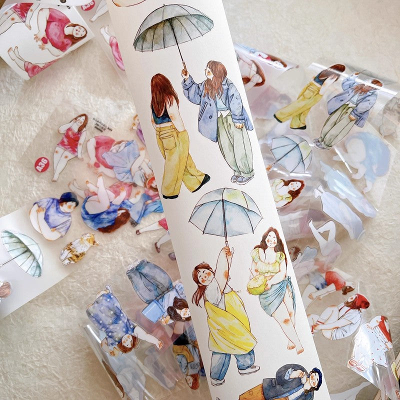 3061 A36 Cozy Moment | Decorative PET & Washi Tape for Scrapbooking