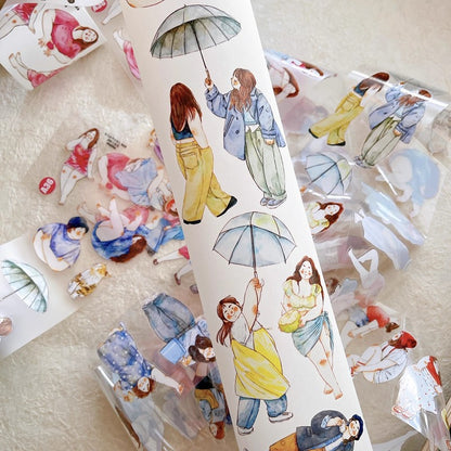 3061 A36 Cozy Moment | Decorative PET & Washi Tape for Scrapbooking