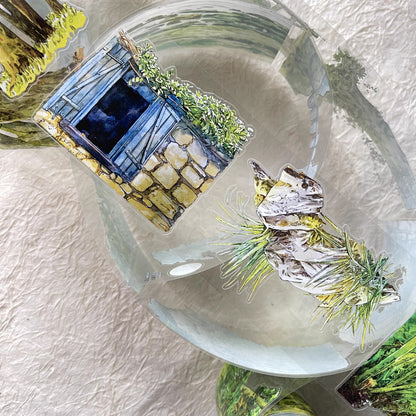 3080 33# Spring Bliss | Decorative PET & Washi Tape, Spring Scenery Journal Supply