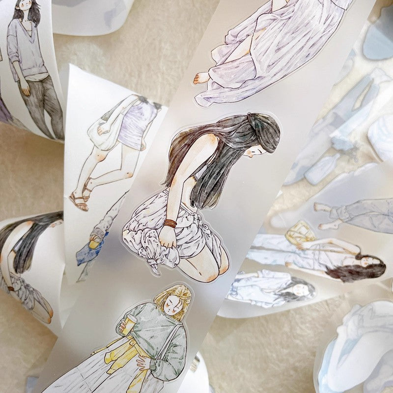 3062 Seahorse Forest Vol.6 A37 “Serenity” | Original Decorative Journal Tape, Washi & PET