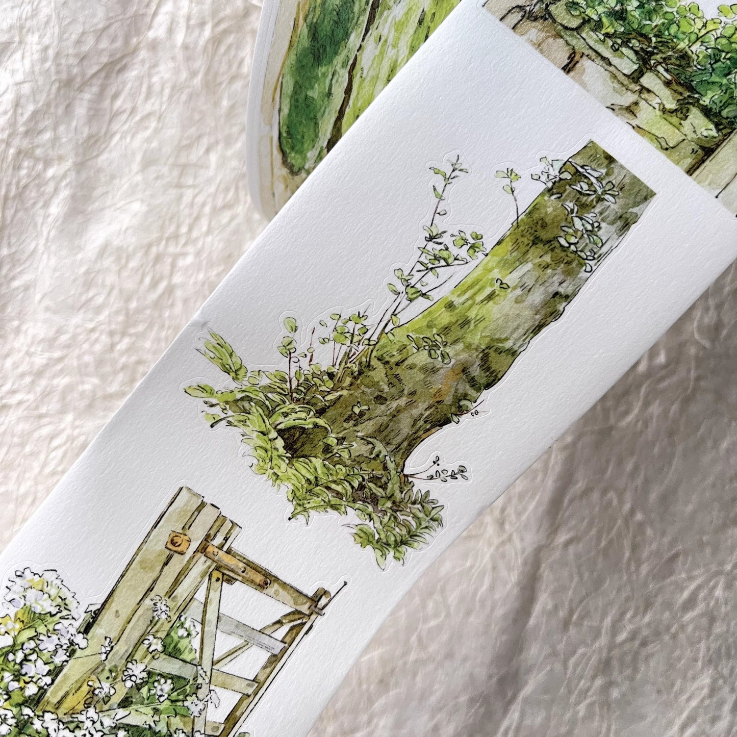 3080 33# Spring Bliss | Decorative PET & Washi Tape, Spring Scenery Journal Supply