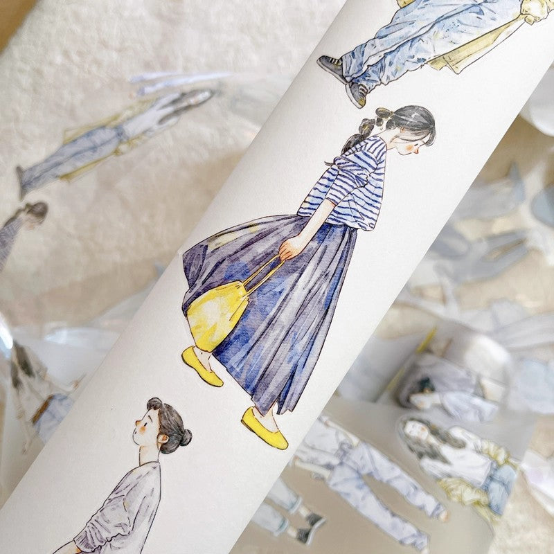 3062 Seahorse Forest Vol.6 A37 “Serenity” | Original Decorative Journal Tape, Washi & PET