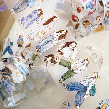 3061 A36 Cozy Moment | Decorative PET & Washi Tape for Scrapbooking