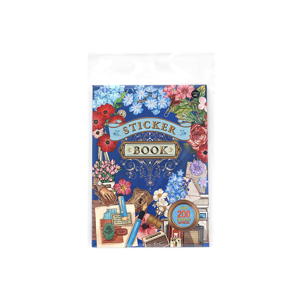 [2603-039] PET Sticker Book for Background Collage 4 Styles
