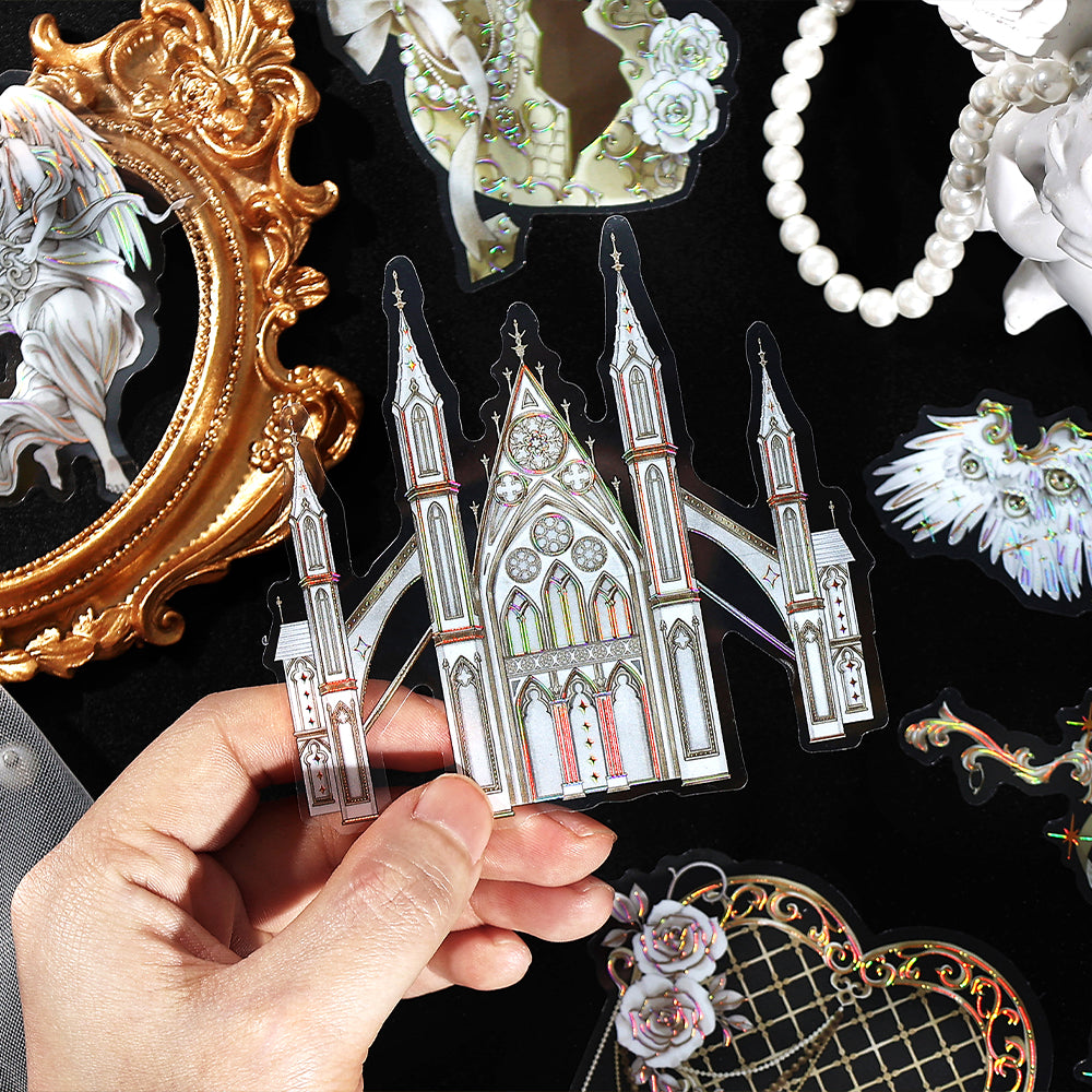 [2603-116] Luxury Vintage PET Sticker Pack 4 Styles