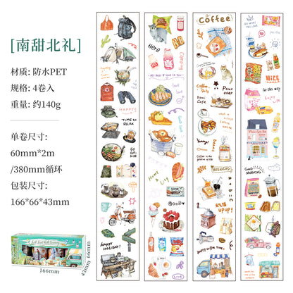 [2603-012] PET Die Cut Tape Set 4 Rolls