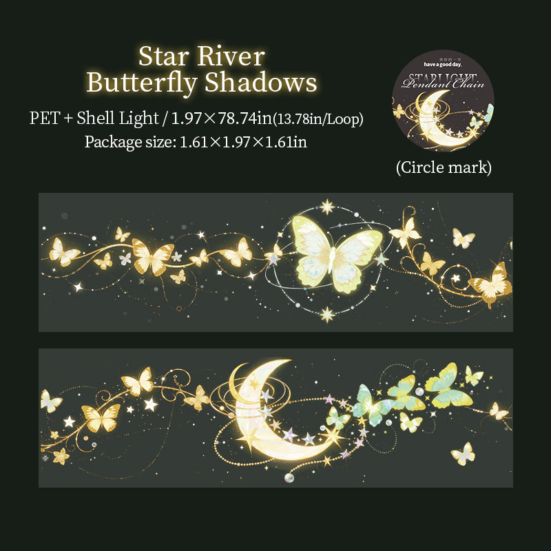 [2602-010] Celestial Star PET Tape 6 Styles