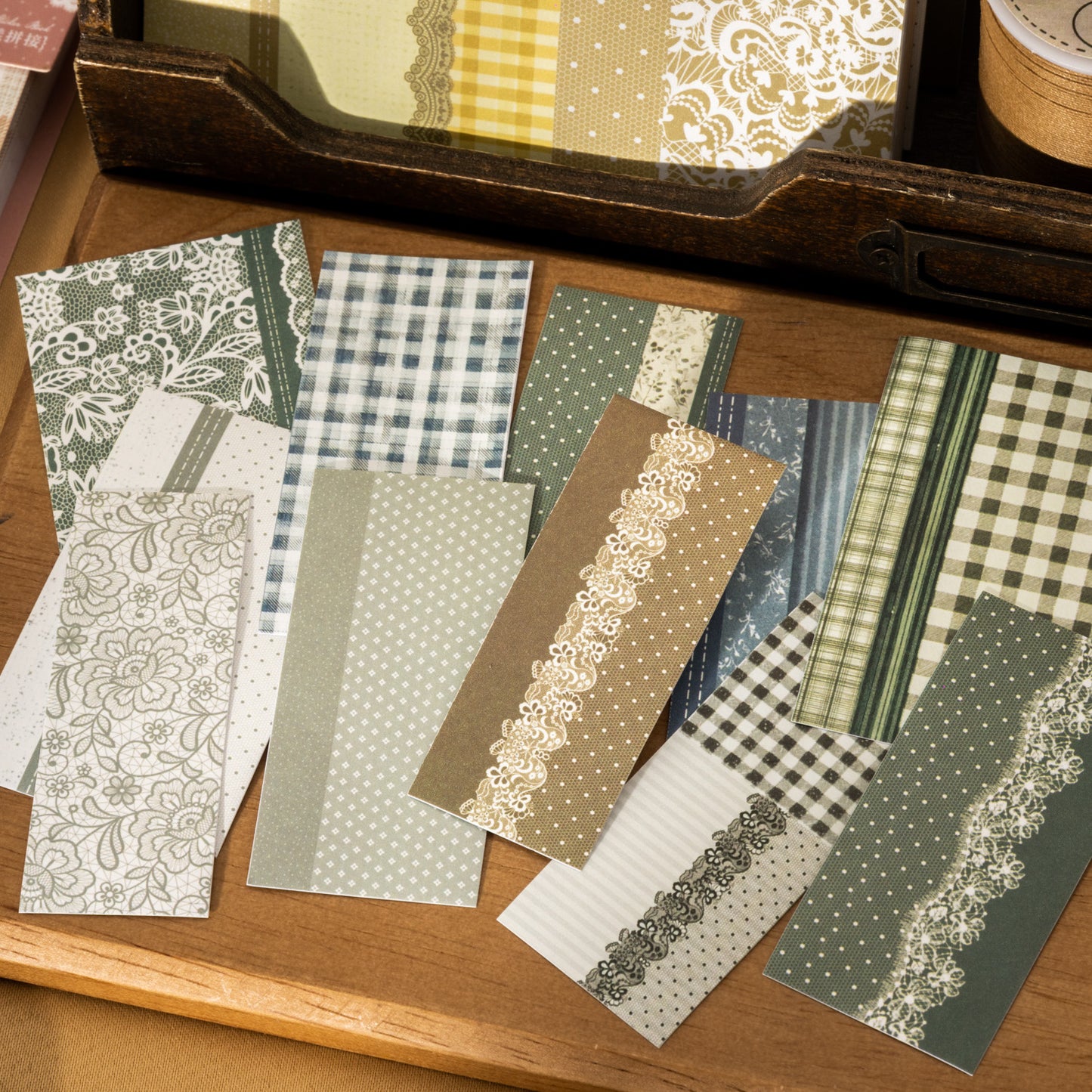 [2601-171] Floral Patchwork – Vintage Lace Collage Paper Pad (6 Designs)