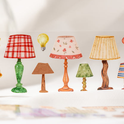 [2601-235] Everyday Objects Series Synthetic Paper Washi Tape Journal Stickers 4 Styles