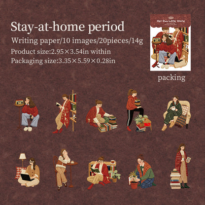 [2603-029] Character Die Cut Stickers No White Border 6 Styles