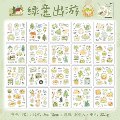 [2603-144] Seasonal Signal PET Journal Stickers 4 Styles