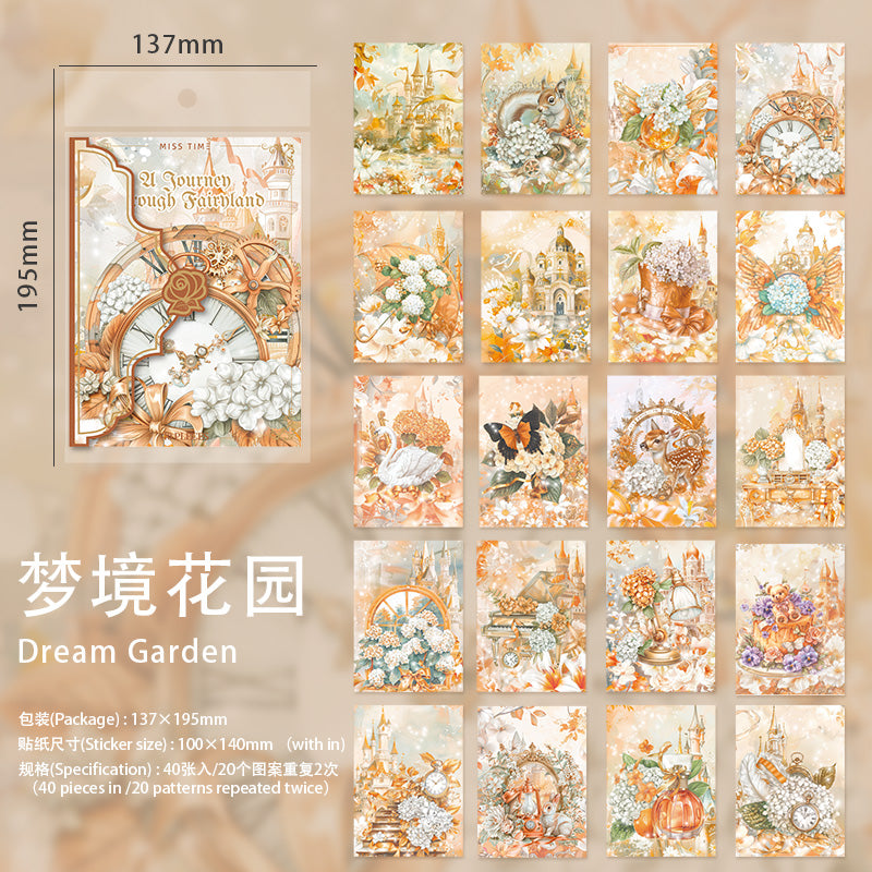 [2603-043] Fantasy Butterfly Ephemera Paper 6 Styles