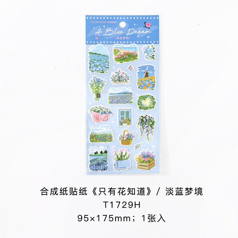 [2601-167] Only Flowers Know – Garden Stickers (4 Designs)