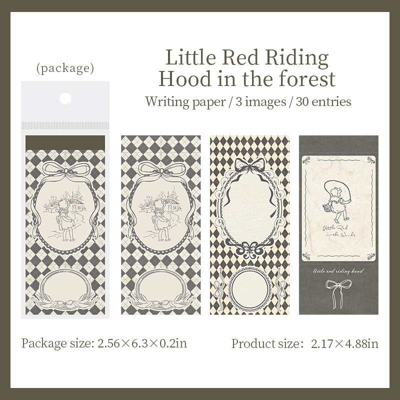 [2601-160] Fairy-Tale Little Happiness – Journal Memo Pad Set (6 Designs)