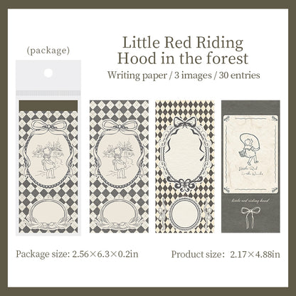 [2601-160] Fairy-Tale Little Happiness – Journal Memo Pad Set (6 Designs)