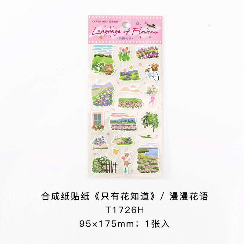 [2601-167] Only Flowers Know – Garden Stickers (4 Designs)