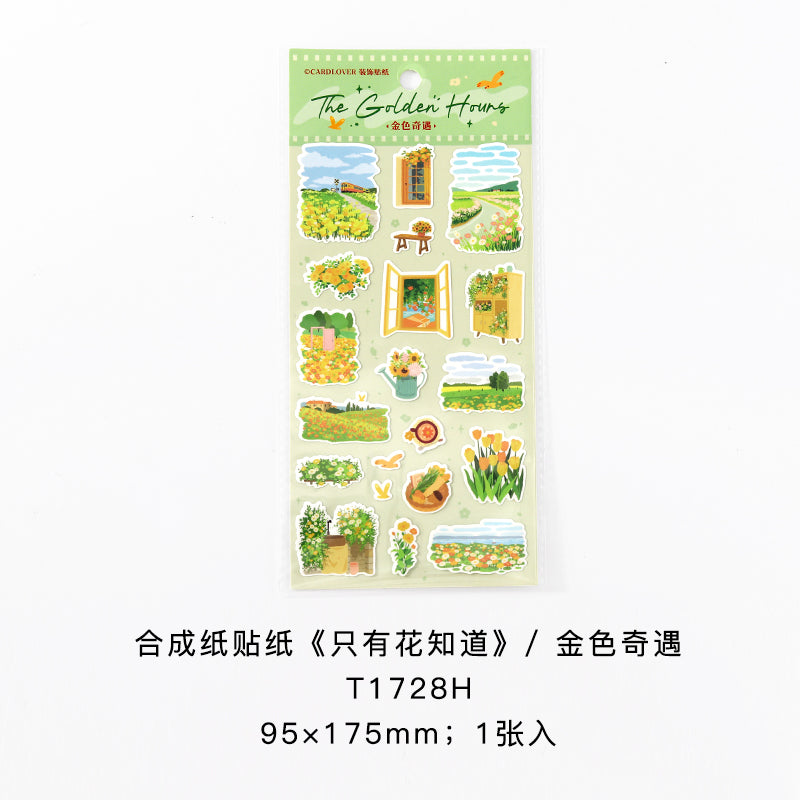 [2601-167] Only Flowers Know – Garden Stickers (4 Designs)