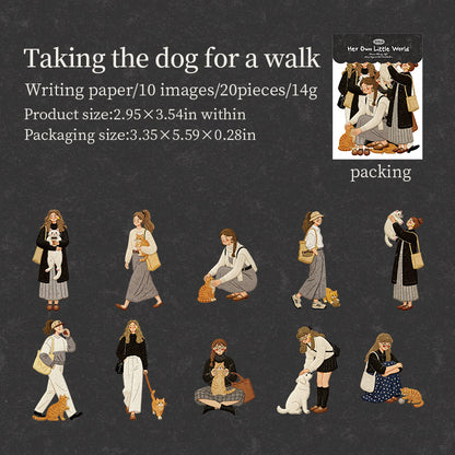 [2603-029] Character Die Cut Stickers No White Border 6 Styles