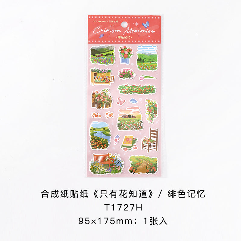 [2601-167] Only Flowers Know – Garden Stickers (4 Designs)