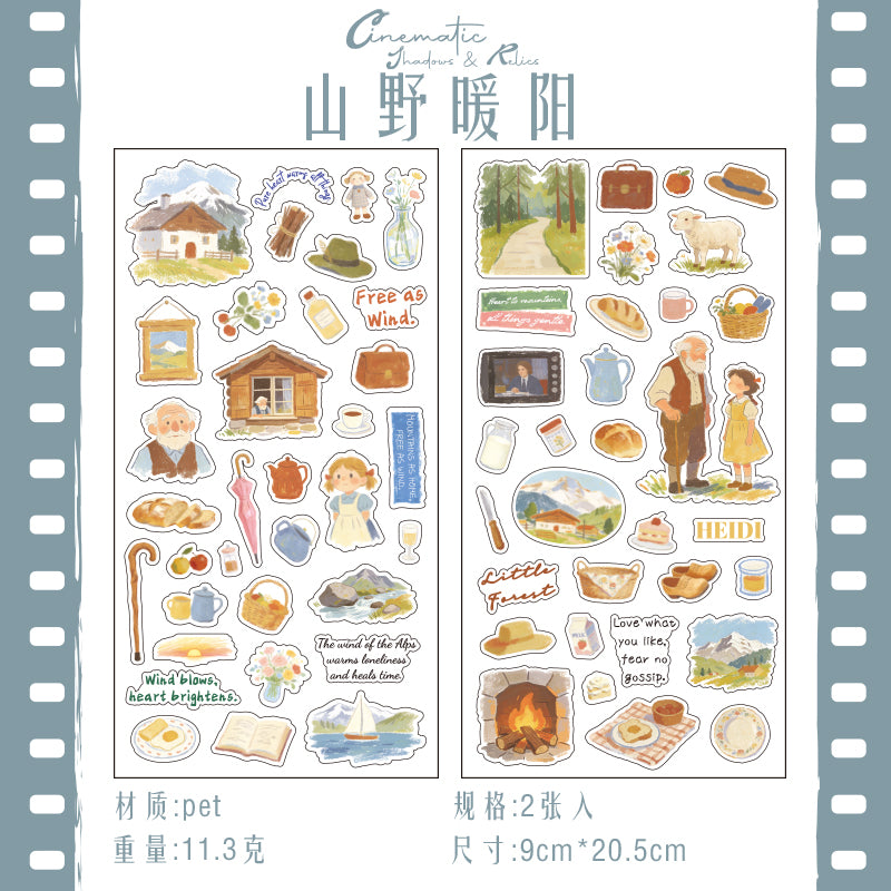 [2601-163] Misty Detective – Cinematic PET Stickers (6 Designs)