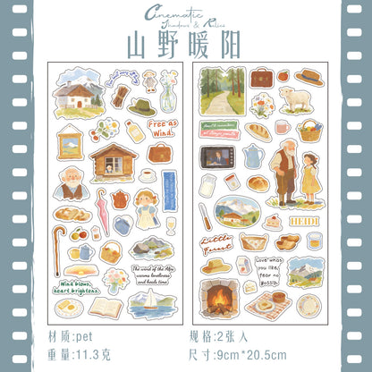 [2601-163] Misty Detective – Cinematic PET Stickers (6 Designs)