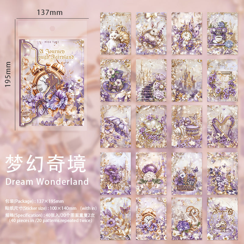 [2603-043] Fantasy Butterfly Ephemera Paper 6 Styles