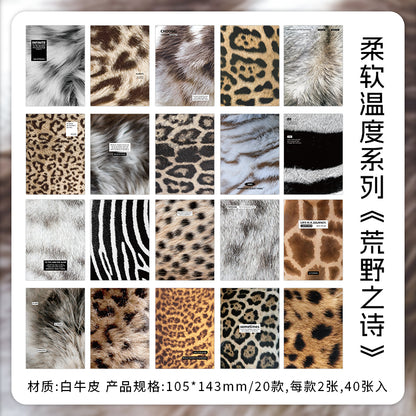 [2601-162] Soft Texture – Vintage Yarn Pattern Paper Pack (4 Designs)