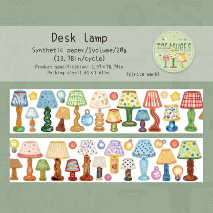 [2601-235] Everyday Objects Series Synthetic Paper Washi Tape Journal Stickers 4 Styles