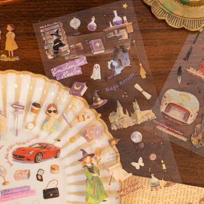 [2601-163] Misty Detective – Cinematic PET Stickers (6 Designs)
