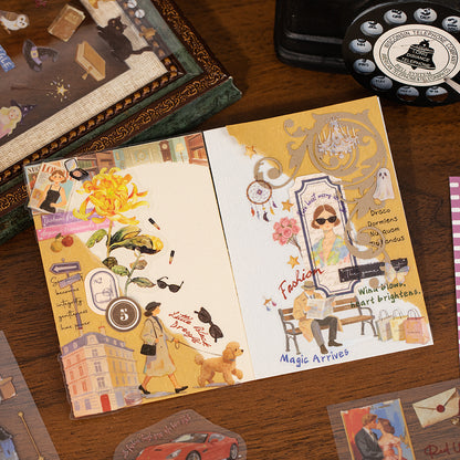 [2601-163] Misty Detective – Cinematic PET Stickers (6 Designs)