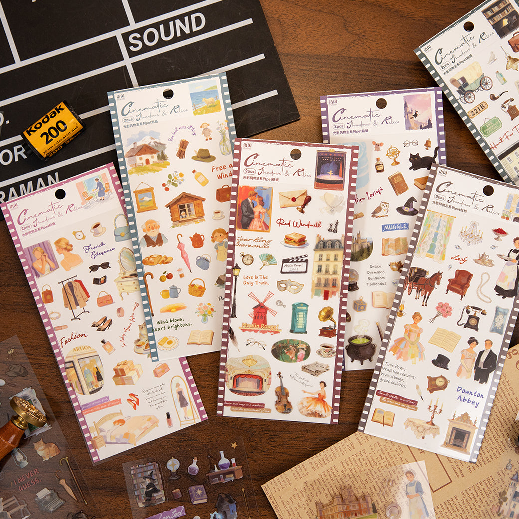 [2601-163] Misty Detective – Cinematic PET Stickers (6 Designs)
