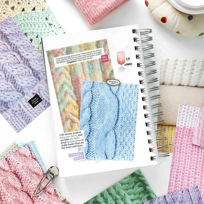 [2601-162] Soft Texture – Vintage Yarn Pattern Paper Pack (4 Designs)